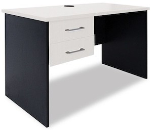 Sonic Straight Desk with Drawers 1200W