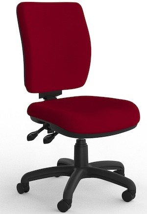 Nova Office Chair offering 15-year warranty, ergonomic design, and over 20 fabric colour options.