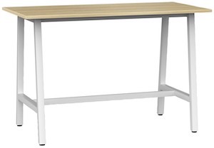 Bar Leaner / Bar Table White - Capital Commercial Furniture